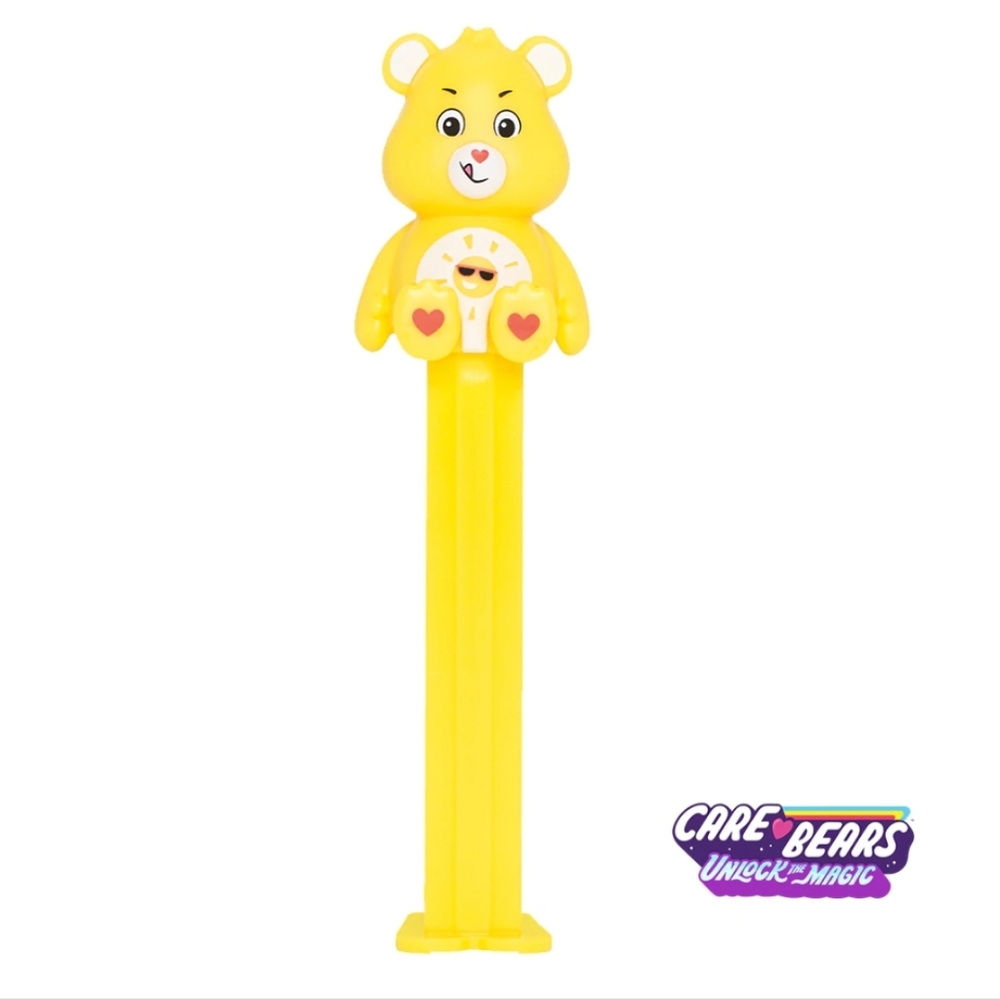 Care Bears A Funshine Bear PEZ Dispenser packaged in a polybag. 